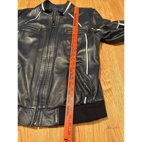 Giorgio Di Mare Leather Jacket, Size: 3 XL Black - Picture 5 of 7